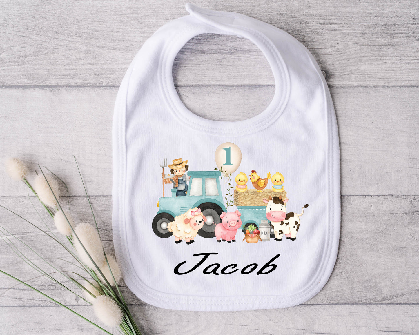 Personalised Baby Bibs - Age one