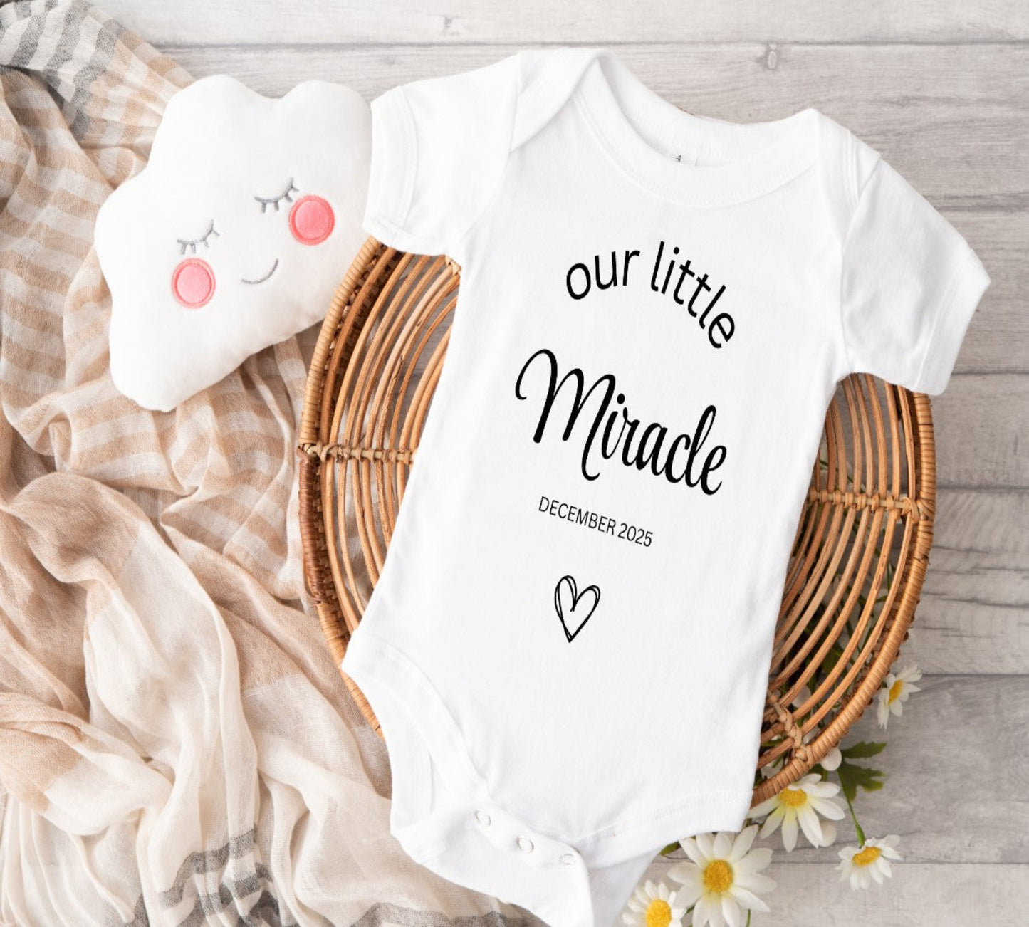 our little miracle baby vest