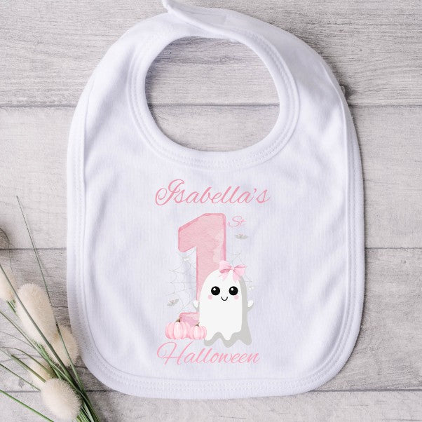 Personalised 1st Halloween Bibs
