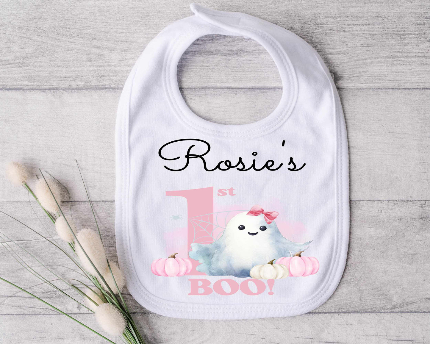 Personalised 1st Halloween Bibs