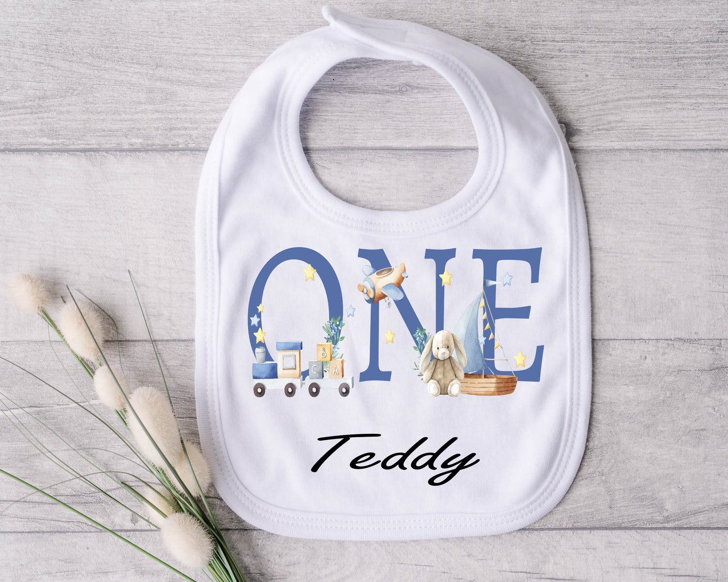 Personalised Baby Bibs - Age one