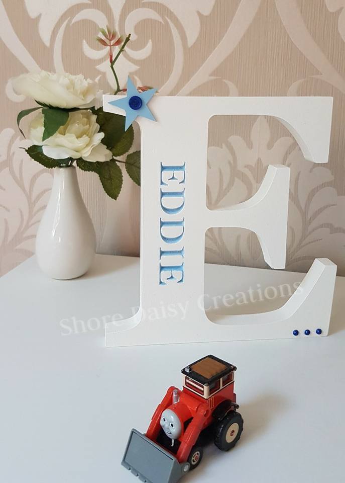 letter made from wood personalised
