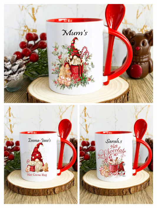 gonk christmas mug and spoon