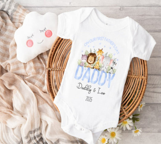 blue safari fathers day vest