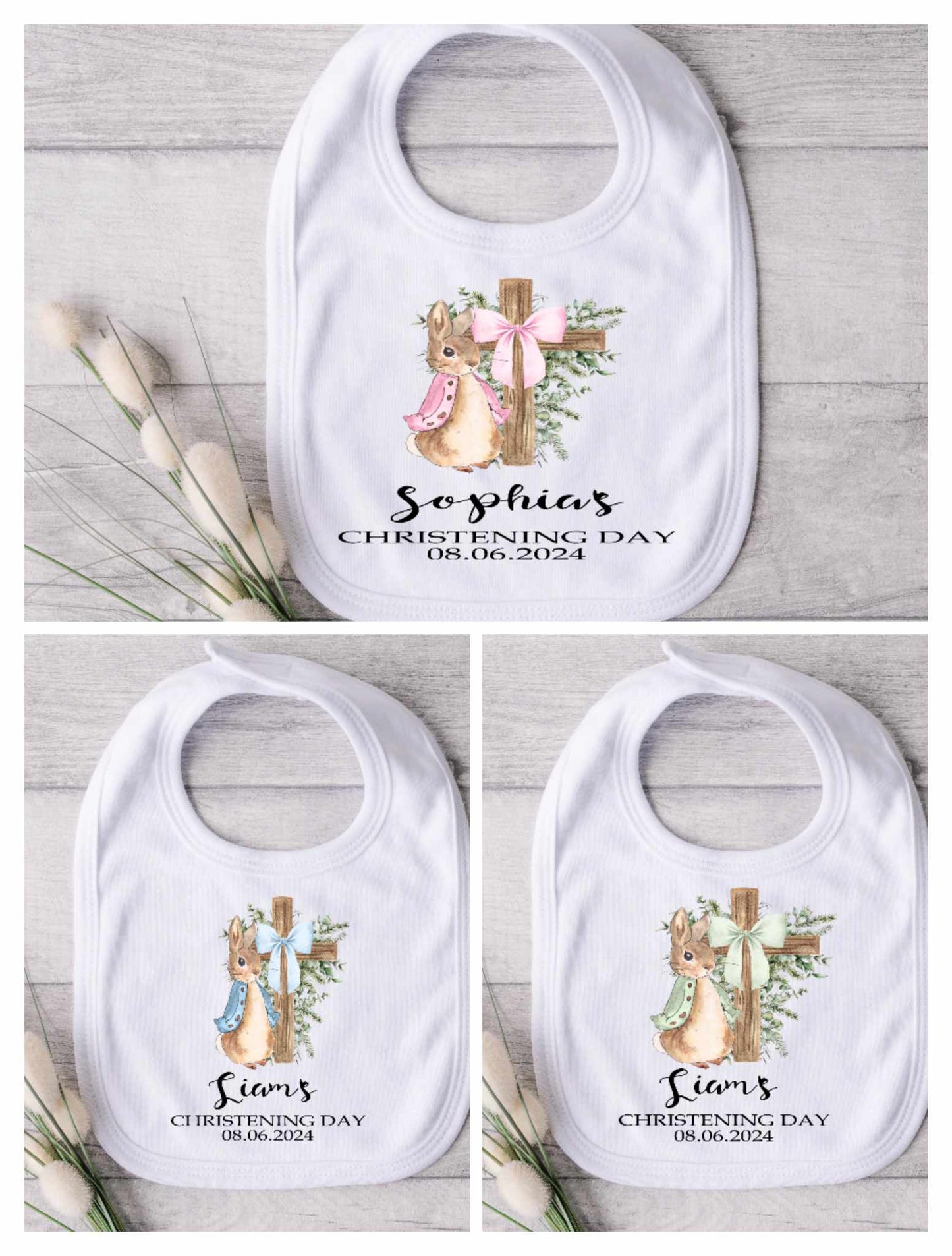 christening bibs
