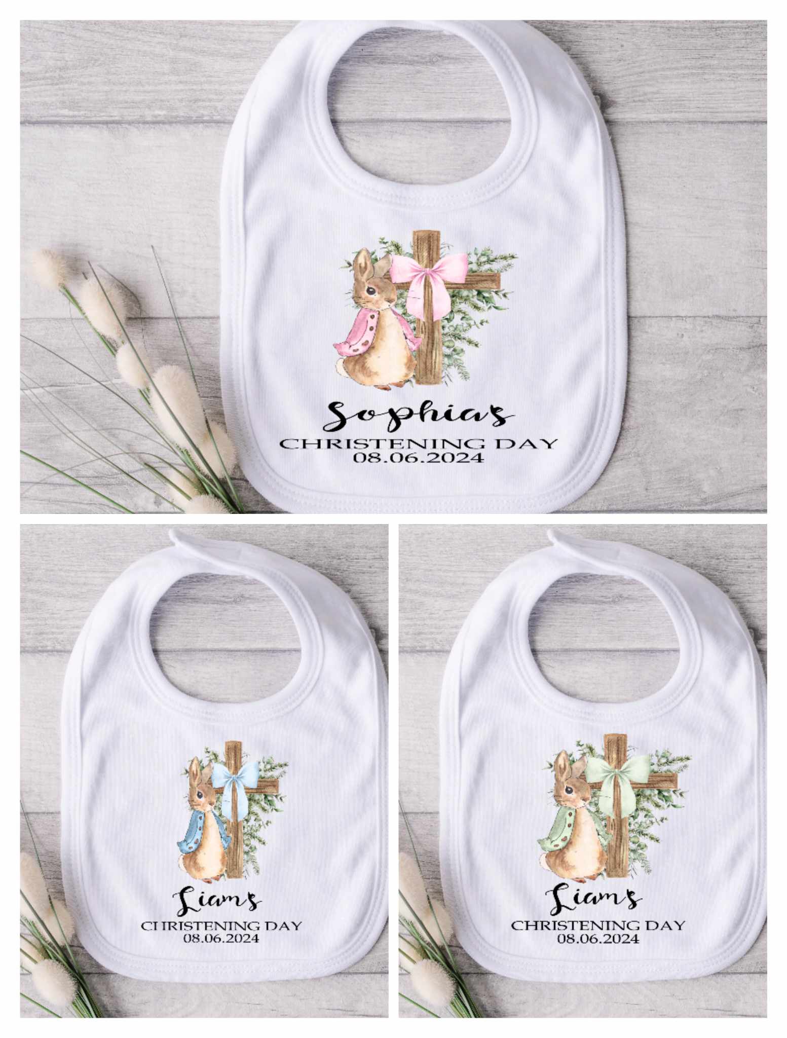 christening bibs
