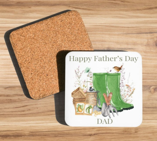 dad gardening coaster
