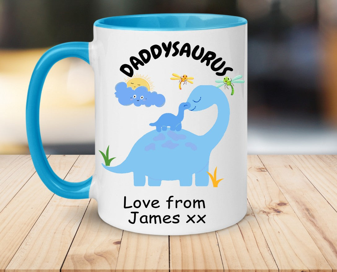 Personalised Father's Day Dinosaur Mug
