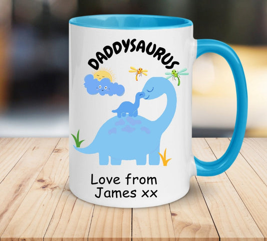 Personalised Father's Day Dinosaur Mug