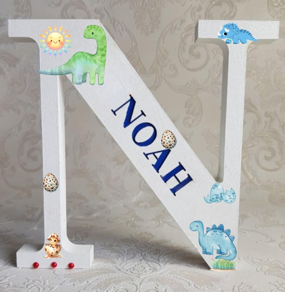 Personalised Freestanding Wooden name Letters, (Themed)