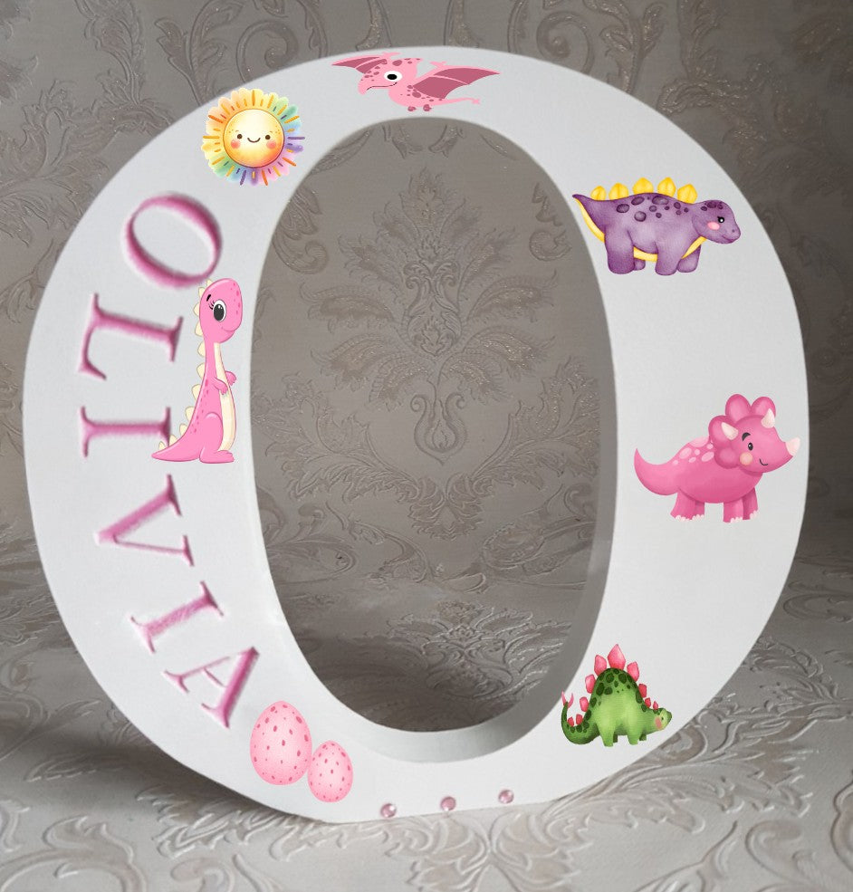 Personalised Freestanding Wooden name Letters, (Themed)