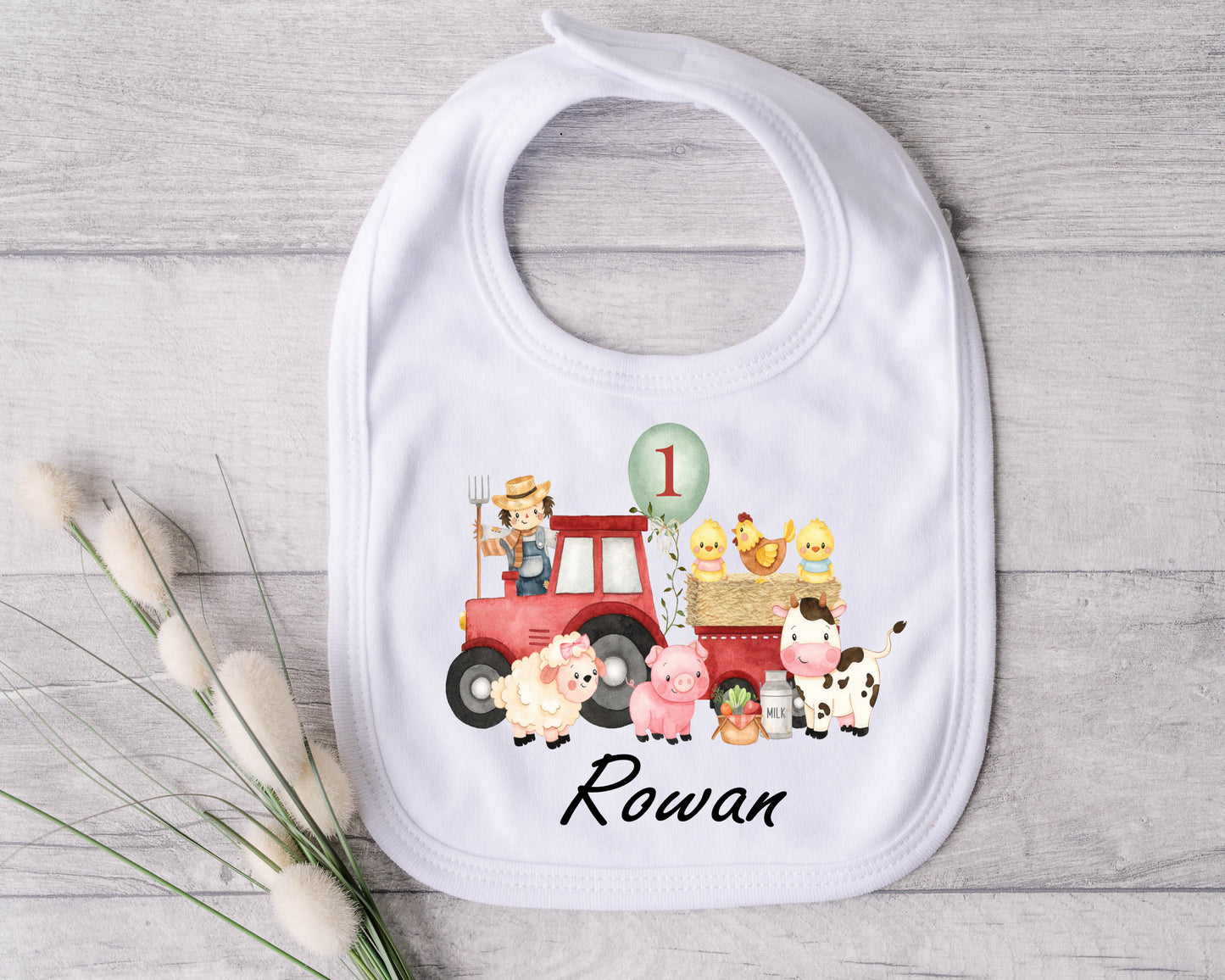 Personalised Baby Bibs - Age one