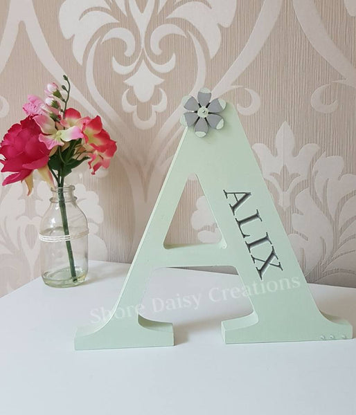 wooden name letters personalised