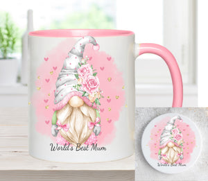 Personalised Gonk Mother's Day Mug and Coaster Set